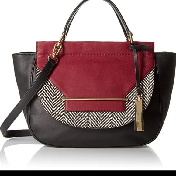 Vince Camuto leather satchel handbag - Picture 13 of 14